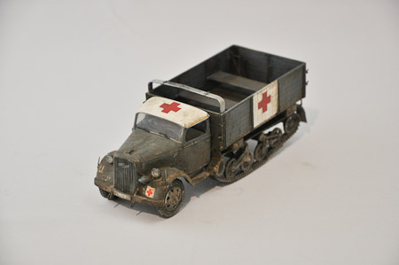 Model German Half-Track Ambulance