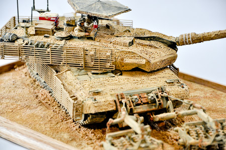 Canadian Leopard tank in Afghanistan Detail