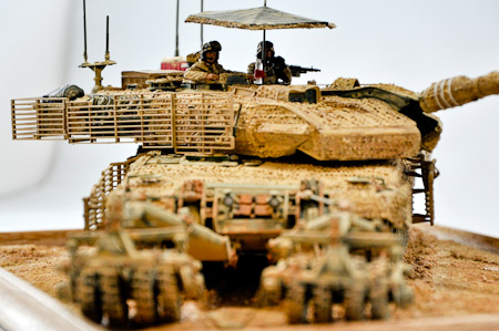 Canadian Leopard tank in Afghanistan Detail